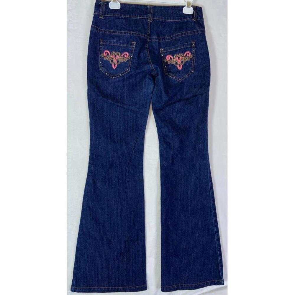 ABAN (Slight Flare) Jeans Pants 7 Womens Denim 32" Waist X 30.5" Inseam DLP-508 - Picture 10 of 11